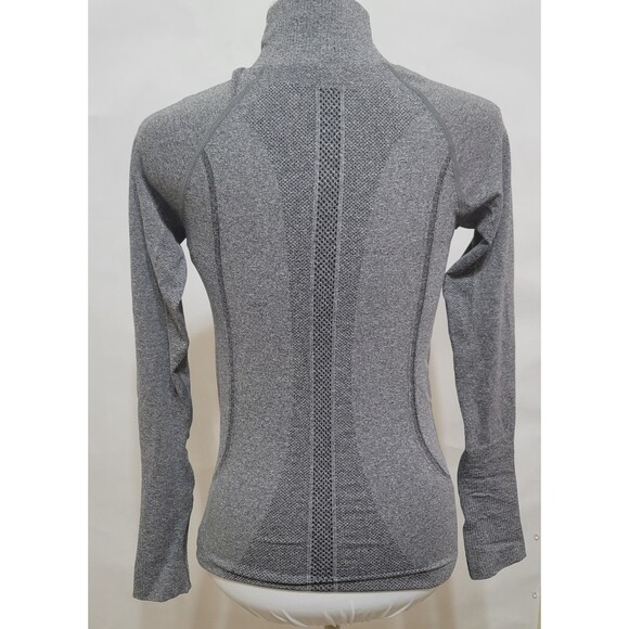 Gray compression athletic long sleeve half zip top size small NWOT - Picture 8 of 8